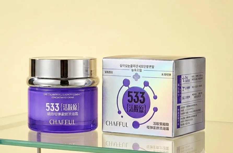 Krem Przeciwzmarszczkowy z Kolagenem Chafful 533 Nawilżający