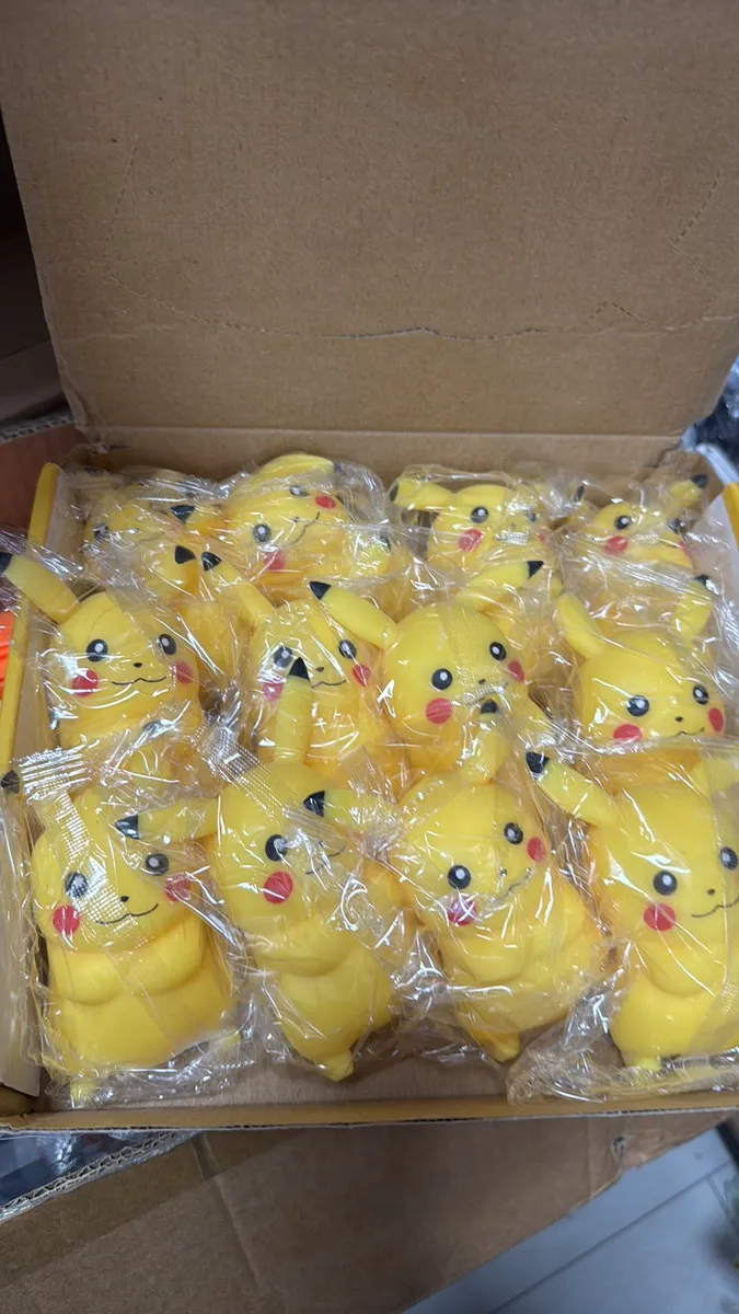 Gniotek Antystresowy Pikachu Żółty Figurka 12 szt.