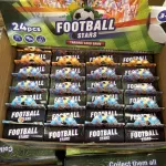 Karty Kolekcjonerskie Football Stars Zestaw 24 Saszetki Piłkarskie