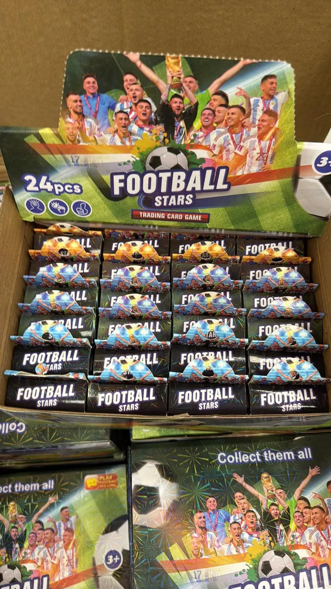 Karty Kolekcjonerskie Football Stars Zestaw 24 Saszetki Piłkarskie