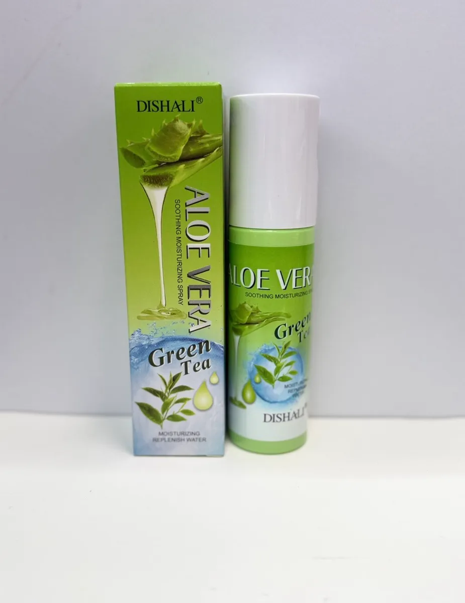 Nawilżający Spray do Twarzy Dishali Aloe Vera Green Tea