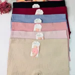 Damskie szorty bezszwowe Dyana prążkowane mix kolorów S/M L/XL