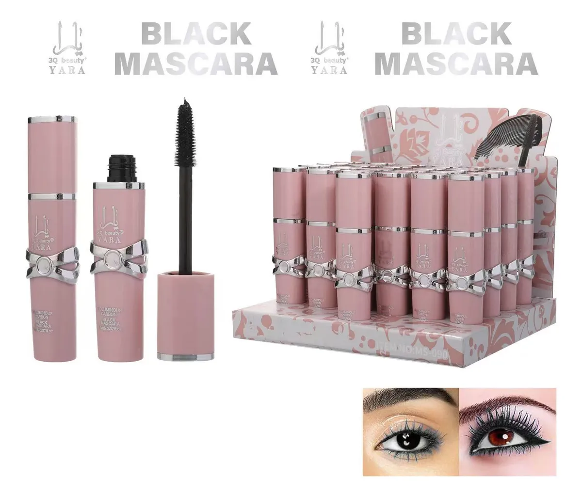 Tusz do rzęs 3Q Beauty Yara Black Mascara pogrubiający 11ml