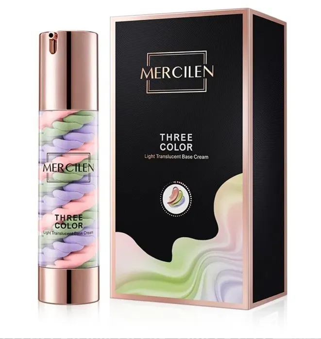 Baza pod makijaż Mercilen Three Color korygująca koloryt skóry