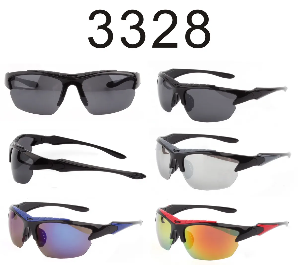 Okulary Sportowe Polaryzacyjne 3328 Ochronne UV