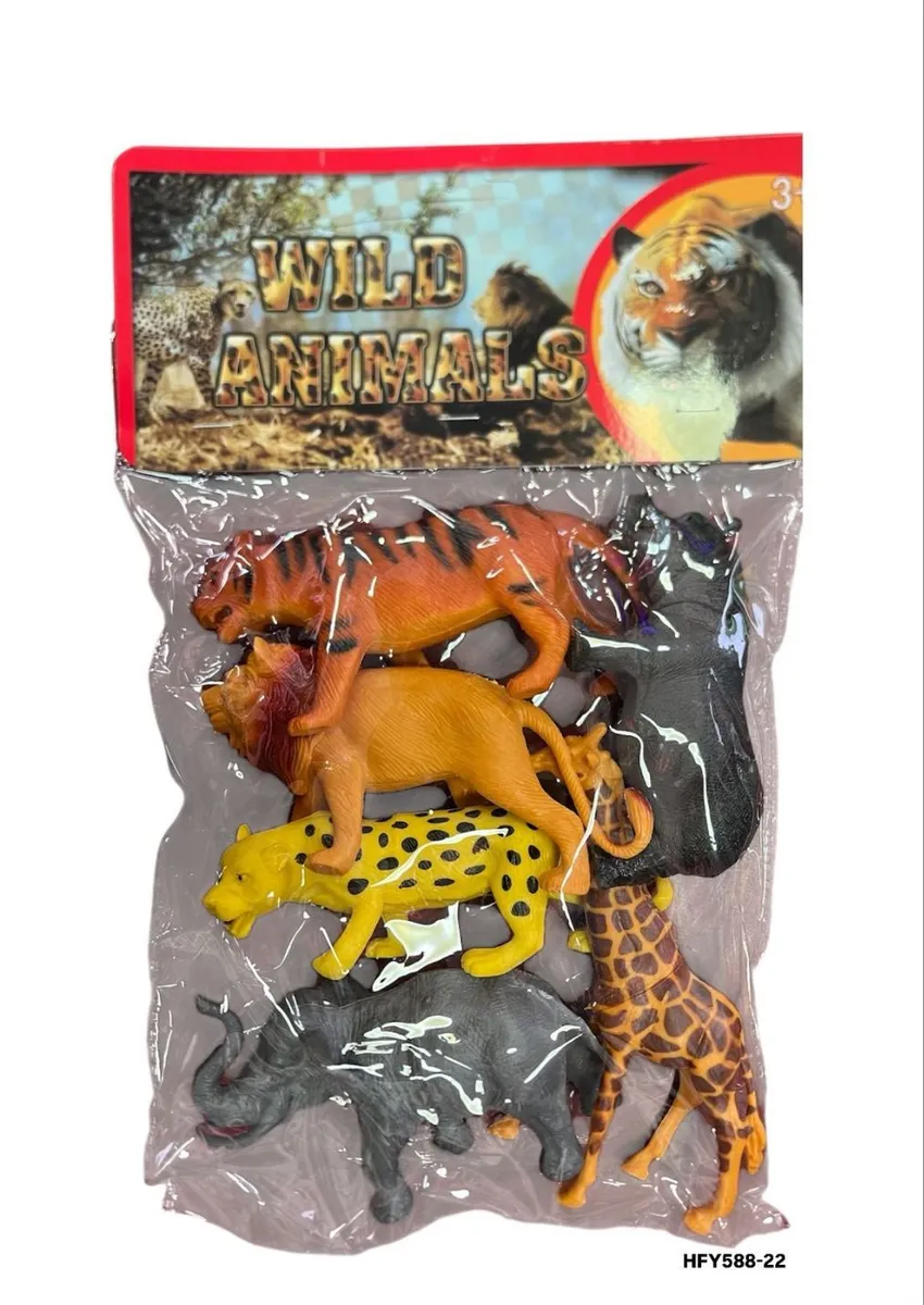 Zestaw figurek dzikich zwierząt Wild Animals 6 sztuk