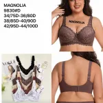 Biustonosz Koronkowy Magnolia 9830D Push-Up Duże Rozmiary