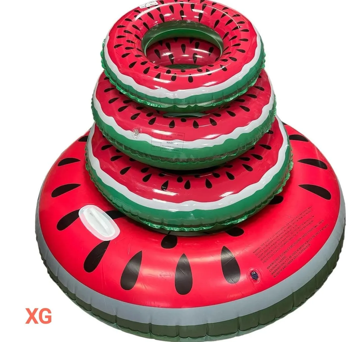 Dmuchane Koło do Pływania Arbuz 120cm - Akcesorium Basenowe