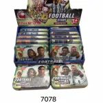 Karty Piłkarskie Football Stars w Metalowej Puszce 35 sztuk