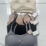Damski Top Braletka Prążkowany z Miseczkami Wukong Hurtownia