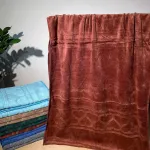 Ręcznik z Mikrofibry 50x100cm z Wytłaczanym Wzorem Serc