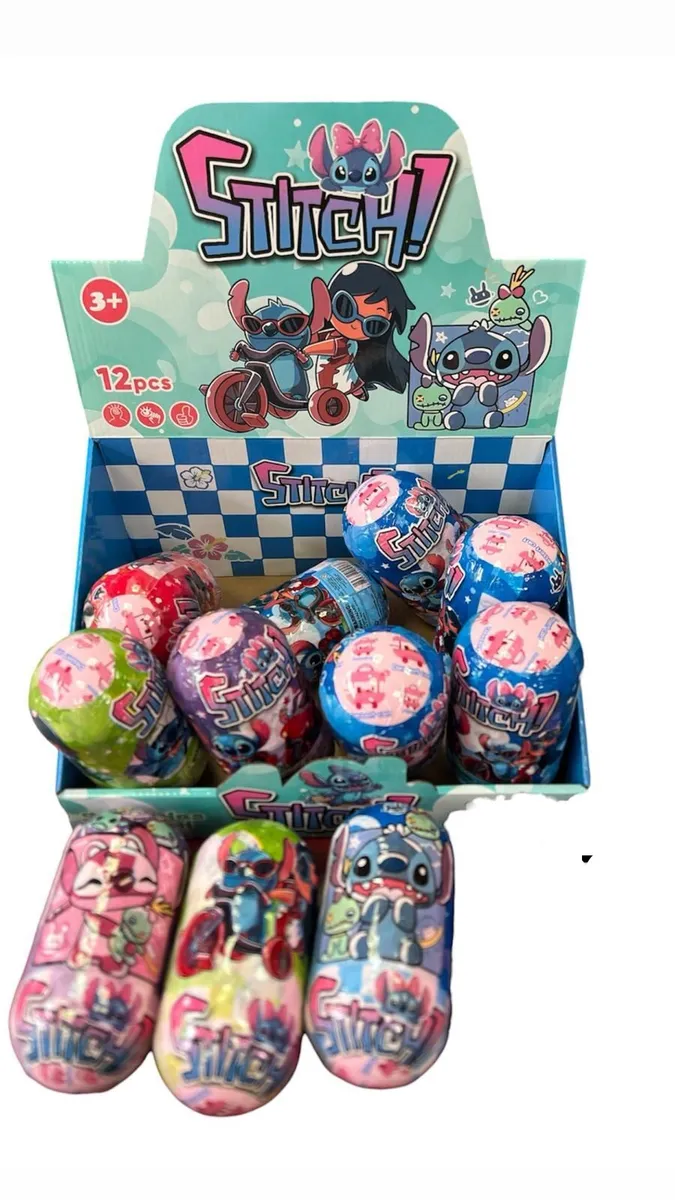 Zabawka Niespodzianka Stitch w Kapsule 12 sztuk