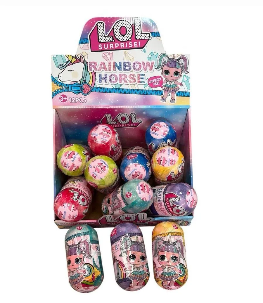 Zestaw LOL Surprise Rainbow Horse 12 szt. Figurki Niespodzianki