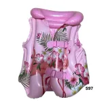Dziecięca Kamizelka do Pływania Różowa Flamingo Rozmiar M L
