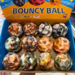 Piłeczki Kauczukowe Bouncy Ball 9cm Zestaw 12 sztuk