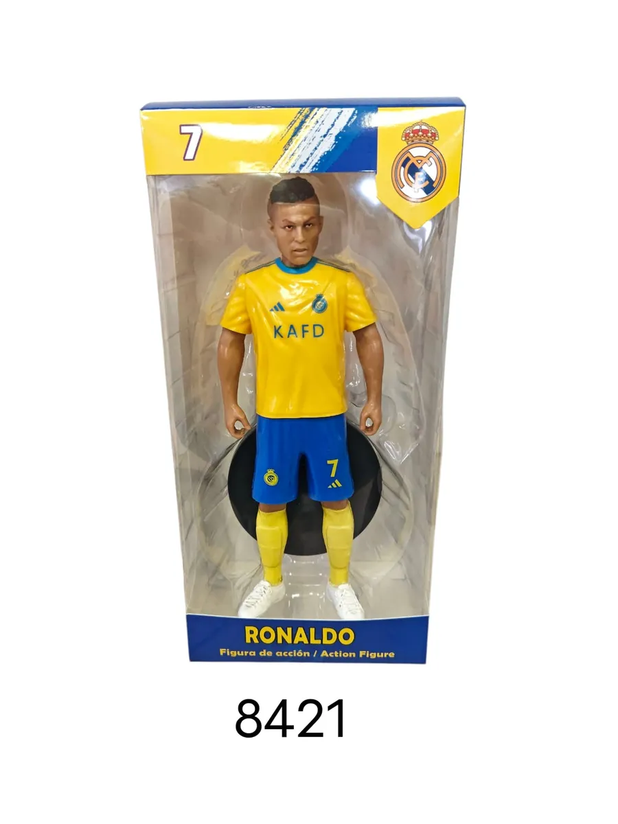 Figurka kolekcjonerska Ronaldo Al-Nassr żółto-niebieska 7