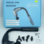 Inteligentny Pistolet do Masażu Powięzi z 4 Głowicami Czarny