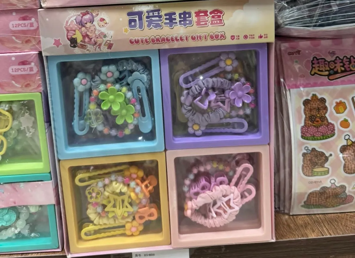 Zestaw Akcesoriów do Włosów dla Dziewczynek Cute Bracelet Gift Box
