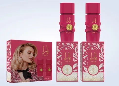 Zestaw Perfum Damskich Lattafa Yara 2x50ml Różowy