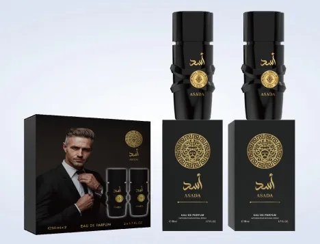Zestaw Perfum Męskich Asada 2x50ml Elegancki Komplet Zapachowy
