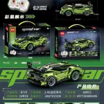 Mingdi Speed Car 8739 Zdalnie Sterowany Samochód z Klocków 369 el.