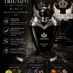 Woda perfumowana męska Triumph Black 100ml elegancki zapach