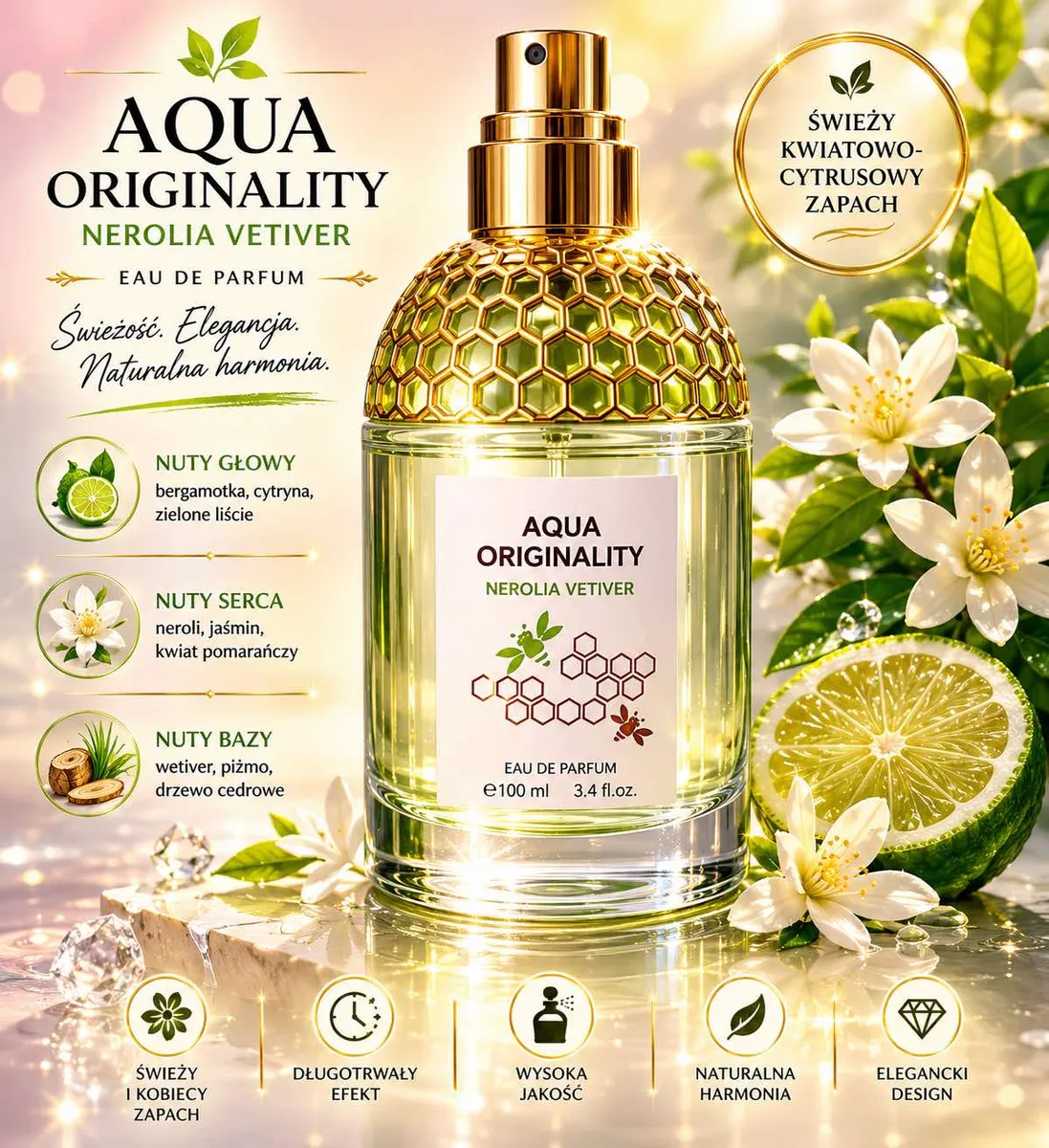 Woda perfumowana Aqua Originality Nerolia Vetiver 100ml