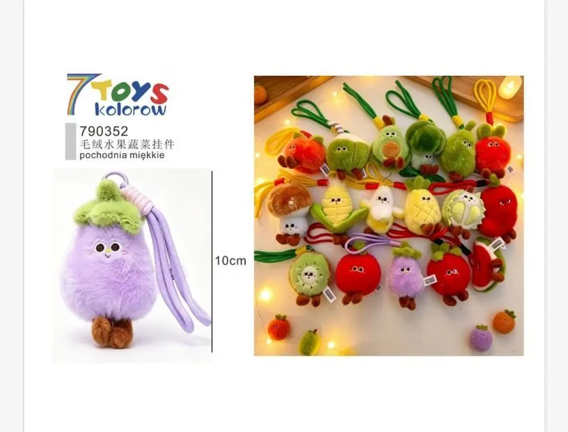 Brelok Maskotka Bakłażan Fioletowy 10cm Toys Kolorow