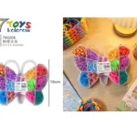 Gumki do włosów motyl 7TOYS Kolorowe 18cm