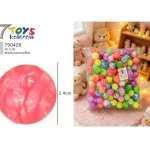 Elastyczne Piłki Gumowe Kolorowe 2.4cm 7TOYS