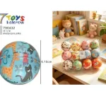 Elastyczna Piłka Gumowa 7TOYS Kolorowa 6.15cm Zwierzęta