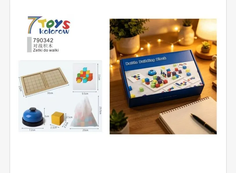 Zestaw klocków Battle Building Block 7TOYS 30x15cm