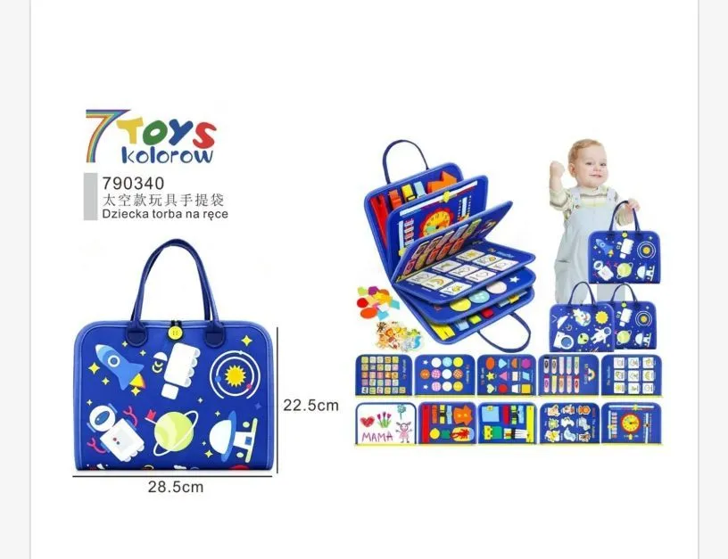 Teczka z Kredkami Kosmiczna 7 Toys 28.5x22.5cm