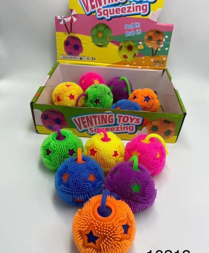 Venting Toys Squeezing Piłki Antystresowe Kolorowe 6cm