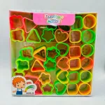 Zestaw foremek do ciasta Rainbow Circle 36 szt.