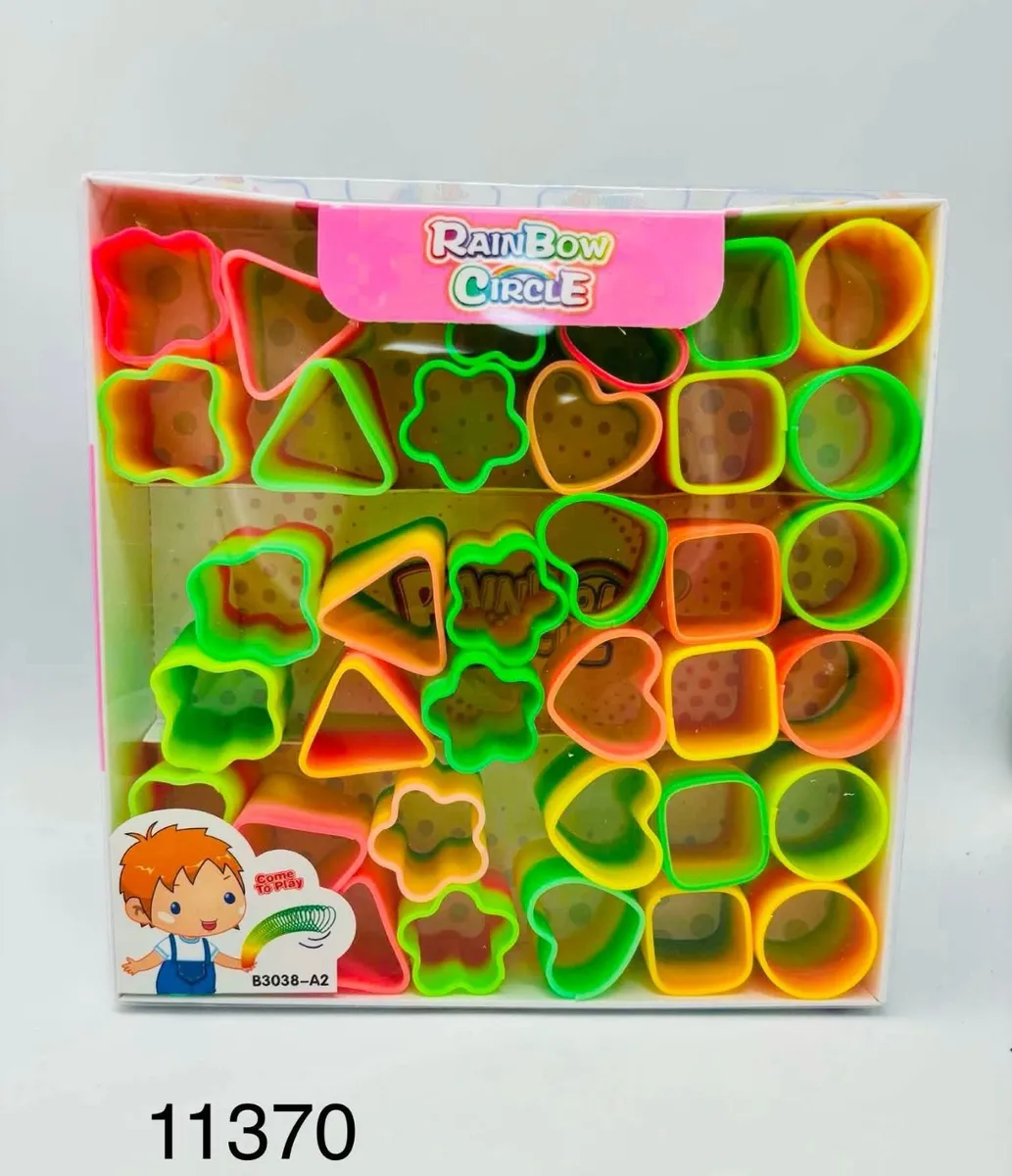 Zestaw foremek do ciasta Rainbow Circle 36 szt.