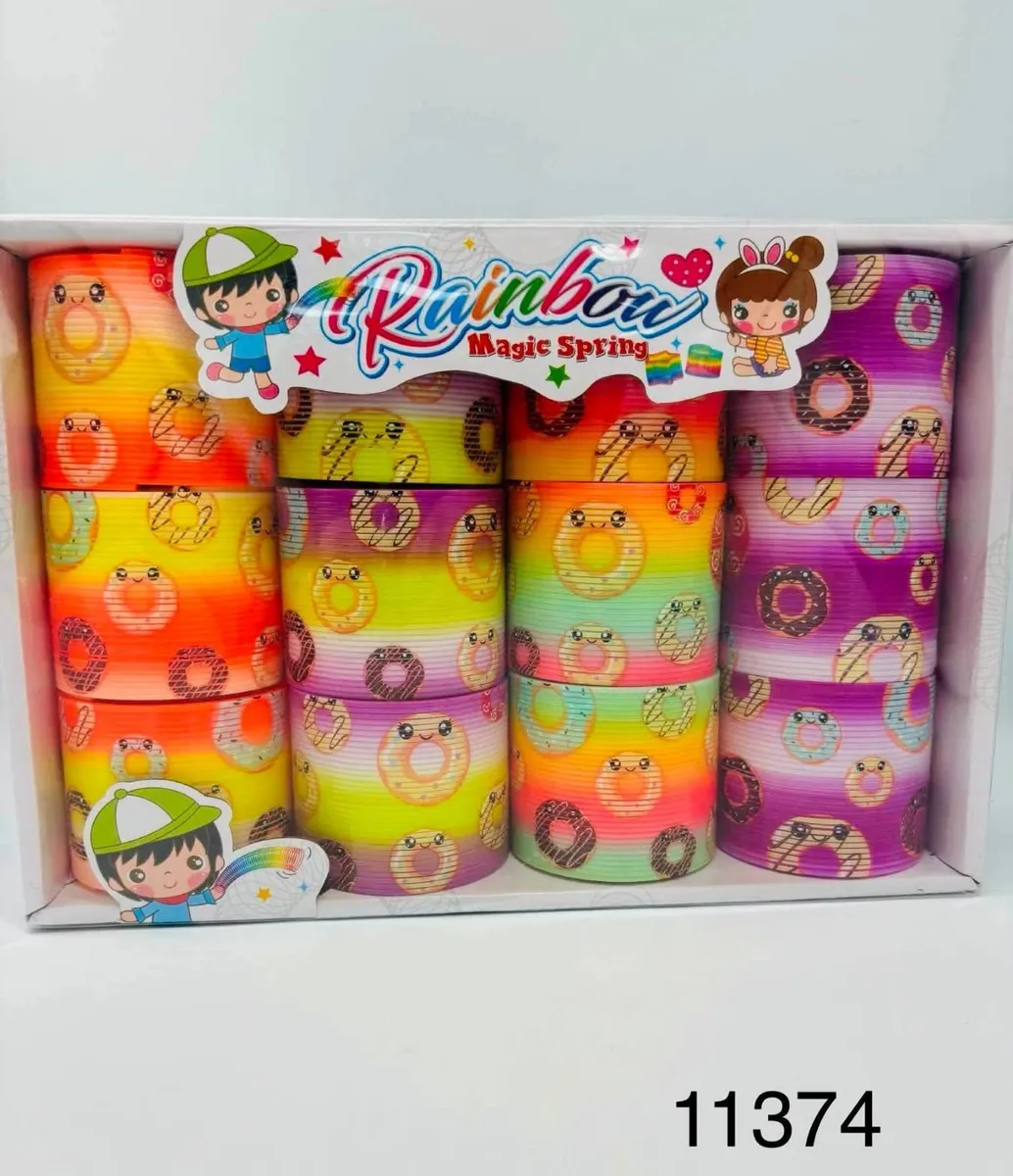 Tęczowa Sprężyna Donut 7,5cm Magic Spring