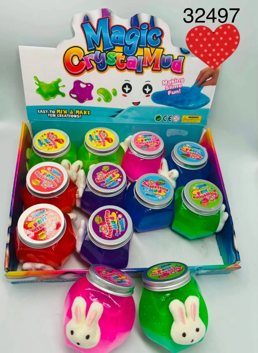 Magic Crystal Mud Slime Z Cekinami i Króliczkiem 120ml