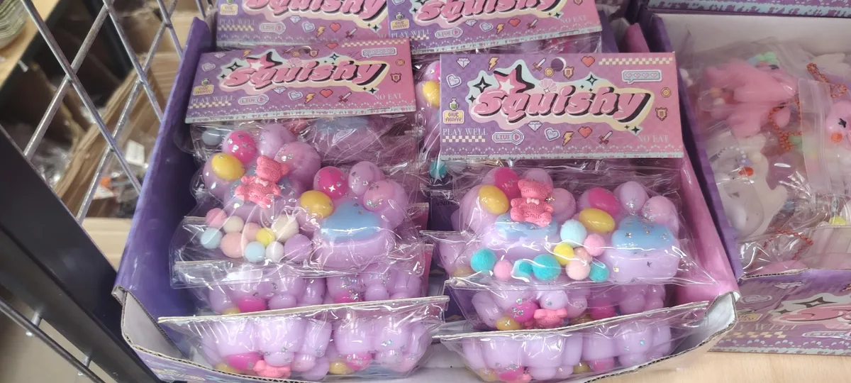 Squishy Mix Kolorowy Zestaw 12szt. Łańcuszek