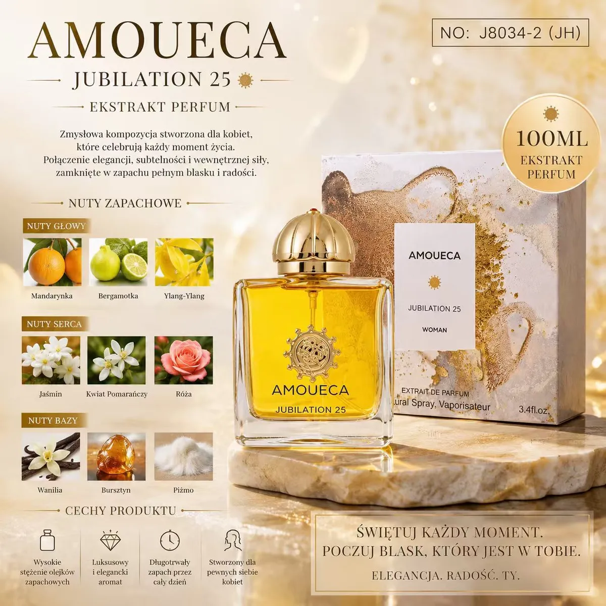 Amoueca Jubilation 25 Ekstrakt Perfum 100ml Woman