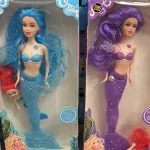 Lalka Syrenka Bei Girl Fioletowa z Akcesoriami 32cm
