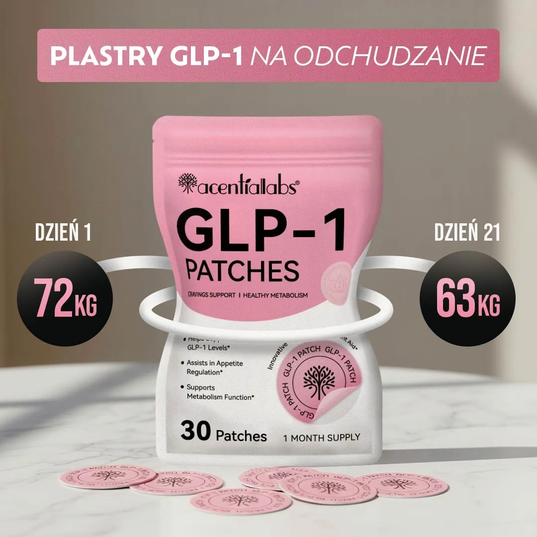 Plastry GLP-1 na Odchudzanie Acentiallabs 30 szt.