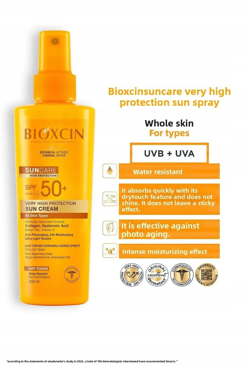 Bioxcin Suncare Spray SPF 50+ 200 ml