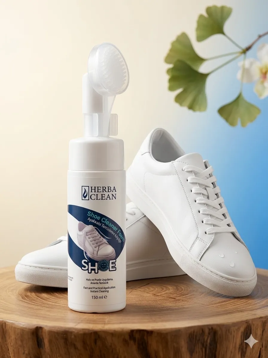 Herba Clean Pianka do Czyszczenia Butów z Szczotką 150 ml
