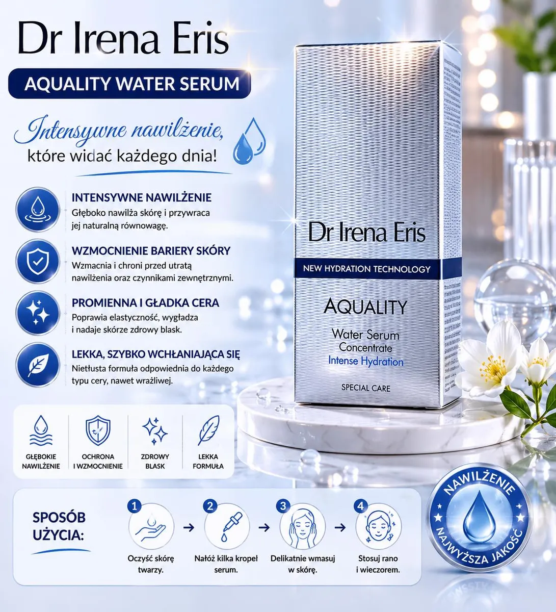 Dr Irena Eris Aquality Water Serum 30 ml