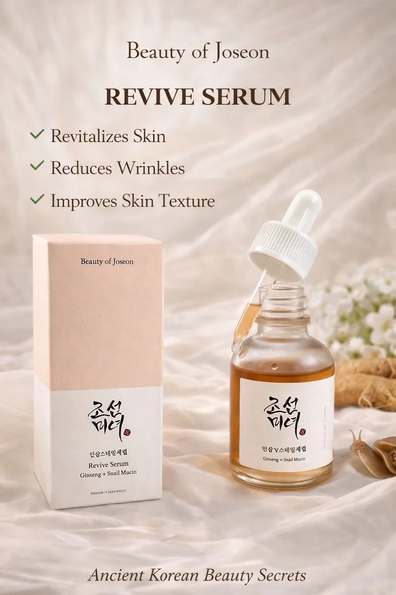 Beauty of Joseon Revive Serum Żeń-szeń + Śluz Ślimaka 30ml