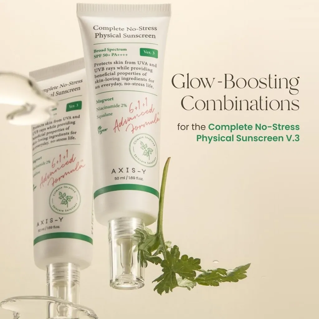 Krem przeciwsłoneczny AXIS-Y Complete No-Stress Physical Sunscreen SPF 50+ 50ml