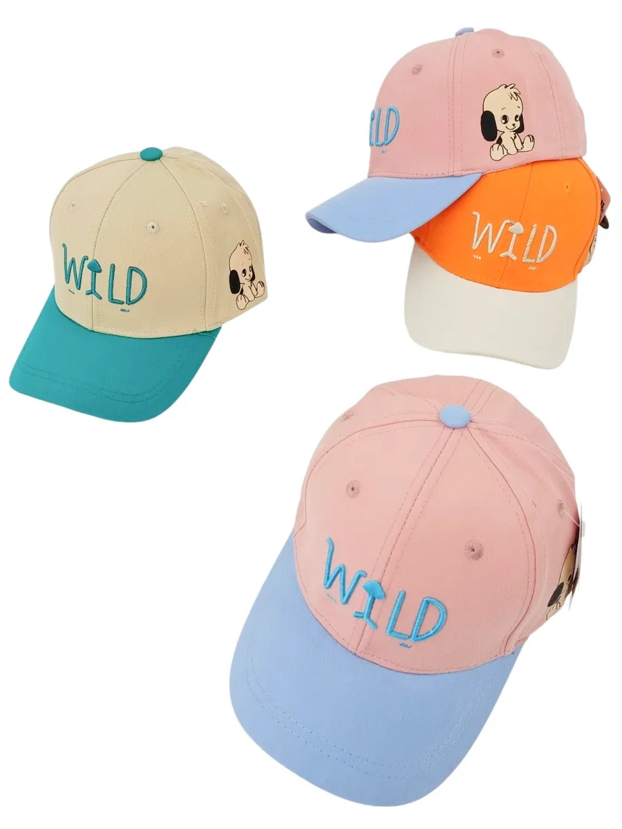 Czapka z Daszkiem dla Dzieci Wild Pudel Różowa