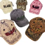 Czapka z Daszkiem Dee Blacky Acid Wash Beżowa