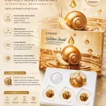CAIQIAO Golden Snail Essence Beauty 6x5ml